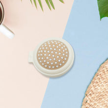 Portable round folding hair brush with mirror for easy use