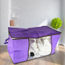 Clothing storage bag with zipper, non-woven storage bag for storing the clothes and sarees.