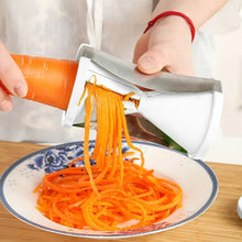 Portable Spiralizer Vegetable Slicer Handheld Spiralizer Peeler Stainless Steel Spiral Slicer For Salad Vegetables Fruit Slicer