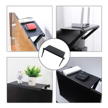 TV top shelf mount for storage of electronic devices and accessories.