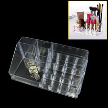 Transparent lipstick holder with multiple slots