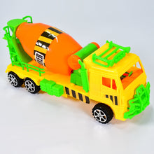 Colorful cement mixer truck toy