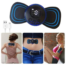 Portable USB Neck Massager Electric Neck Massager,  Enhancer Mini Cervical Massager EMS Lymphatic Drainage Massage with Cable