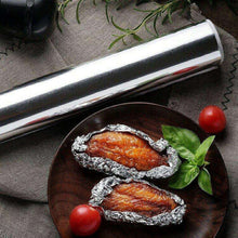 Heavy duty aluminum foil roll, non-stick for grilling