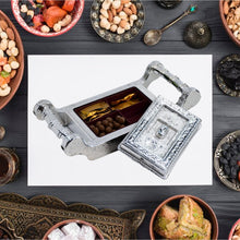 Decorative serving tray for dry fruits and mukhvas, ideal for special occasions and everyday use.