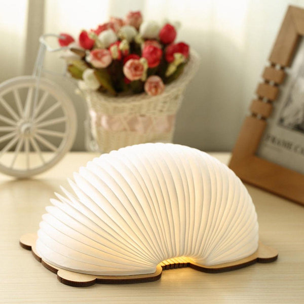 Piglet-shaped book lamp with LED light and RGB colors