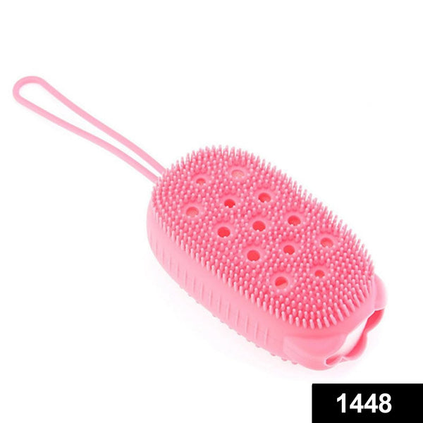 Silicone body scrubber for bath, super soft, bubble design.