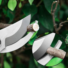 Garden clipper with ergonomic handle