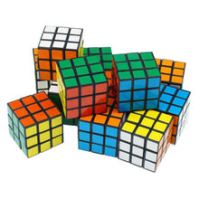 Multicolor cube set with various color designs