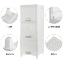 Multipurpose Storage Cabinet, Storage Solutions plastic drawers || Multi Layer Wardrobe Storage Drawers || Foldable Multipurpose Drawer Units For Kitchen, Bathroom, Bedroom, Cloth (3 Layer)