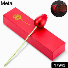 Metal Red Rose Couple Jewelry Box-Fancy Jewelry Box (1 Pc)