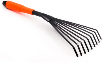 Garden fork for cleaning up debris and planting